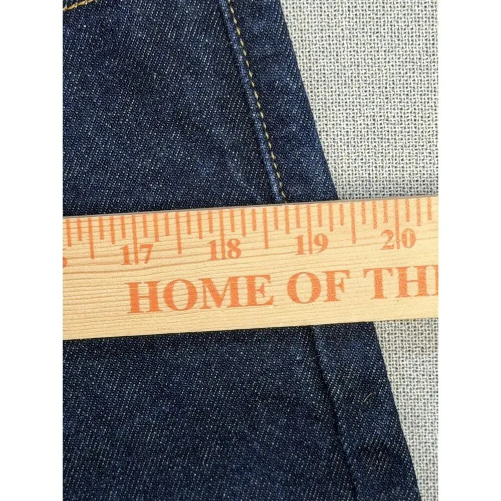 Levi’s Men’s 505 Regular Fit Jeans Dark Stonewash Blue Denim 32 x 32 (31 Actual)